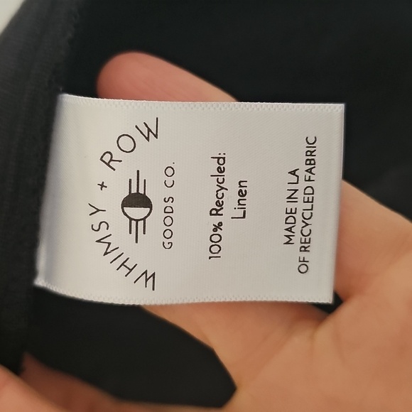 Whimsy + Row Linen Open Robe Coat - Picture 4 of 7